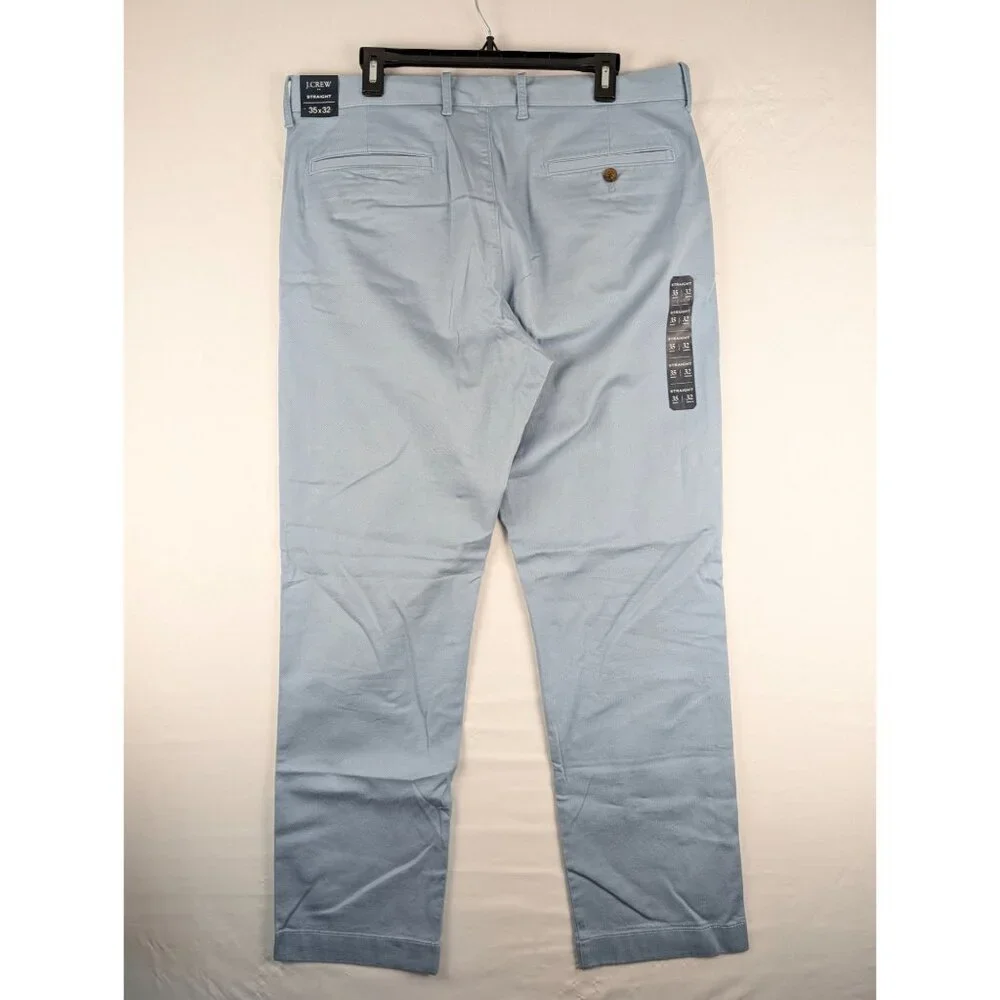 J.Crew Pants Mens 35x32 Light Blue‎ Straight Fit Chino